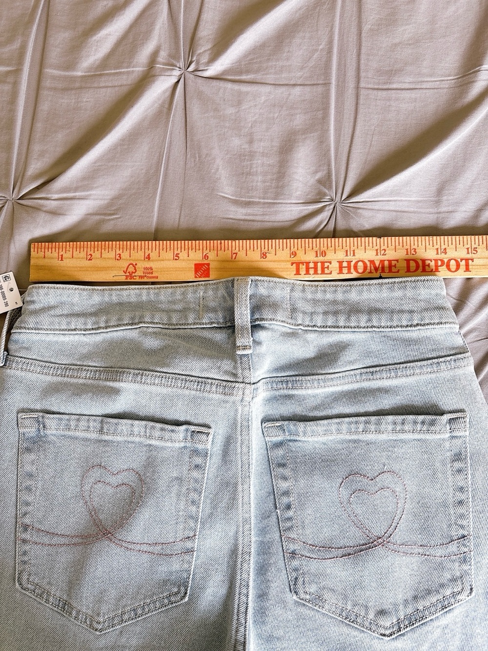 NWT Hollister High Rise Flare Jeans Women’s 8R W29 Light Wash Stretch - Picture 12 of 13
